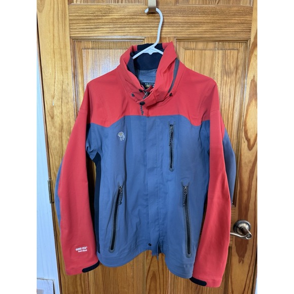 Mountain Hardwear Other - Mountain Hardwear Jacket Mens M Red‎ Black GORE-TEX Wind Rain Soft Shell